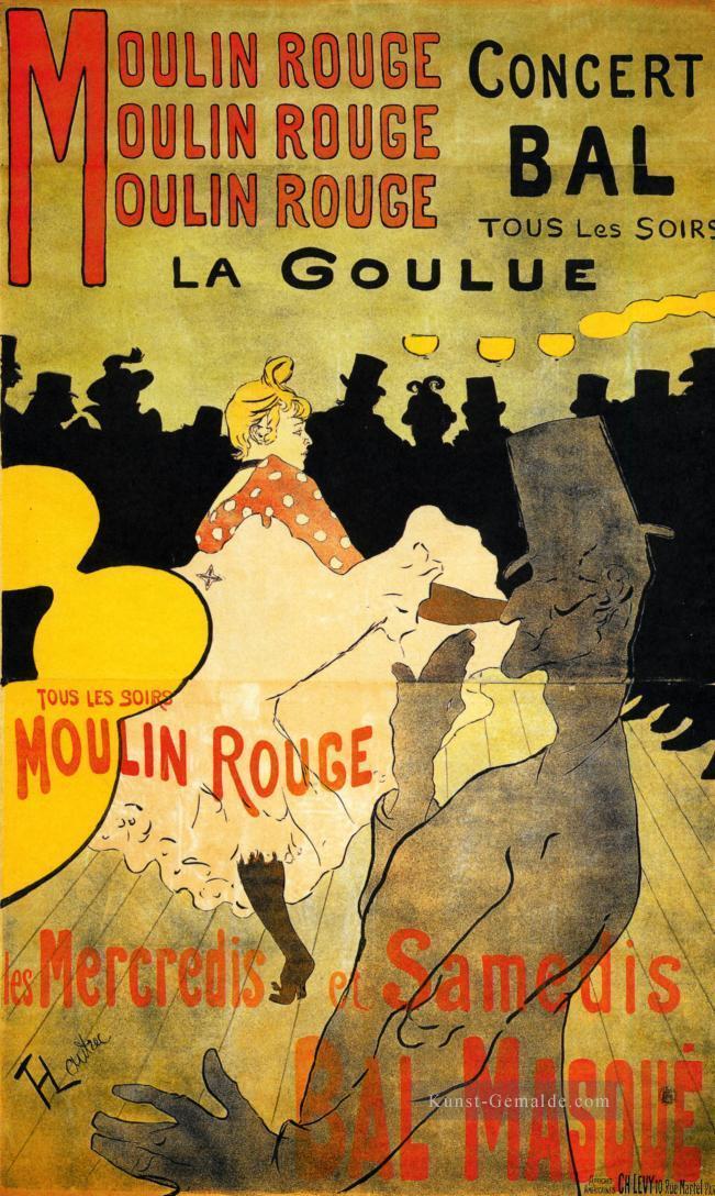Moulin Rouge Beitrag Impressionisten Henri de Toulouse Lautrec Ölgemälde